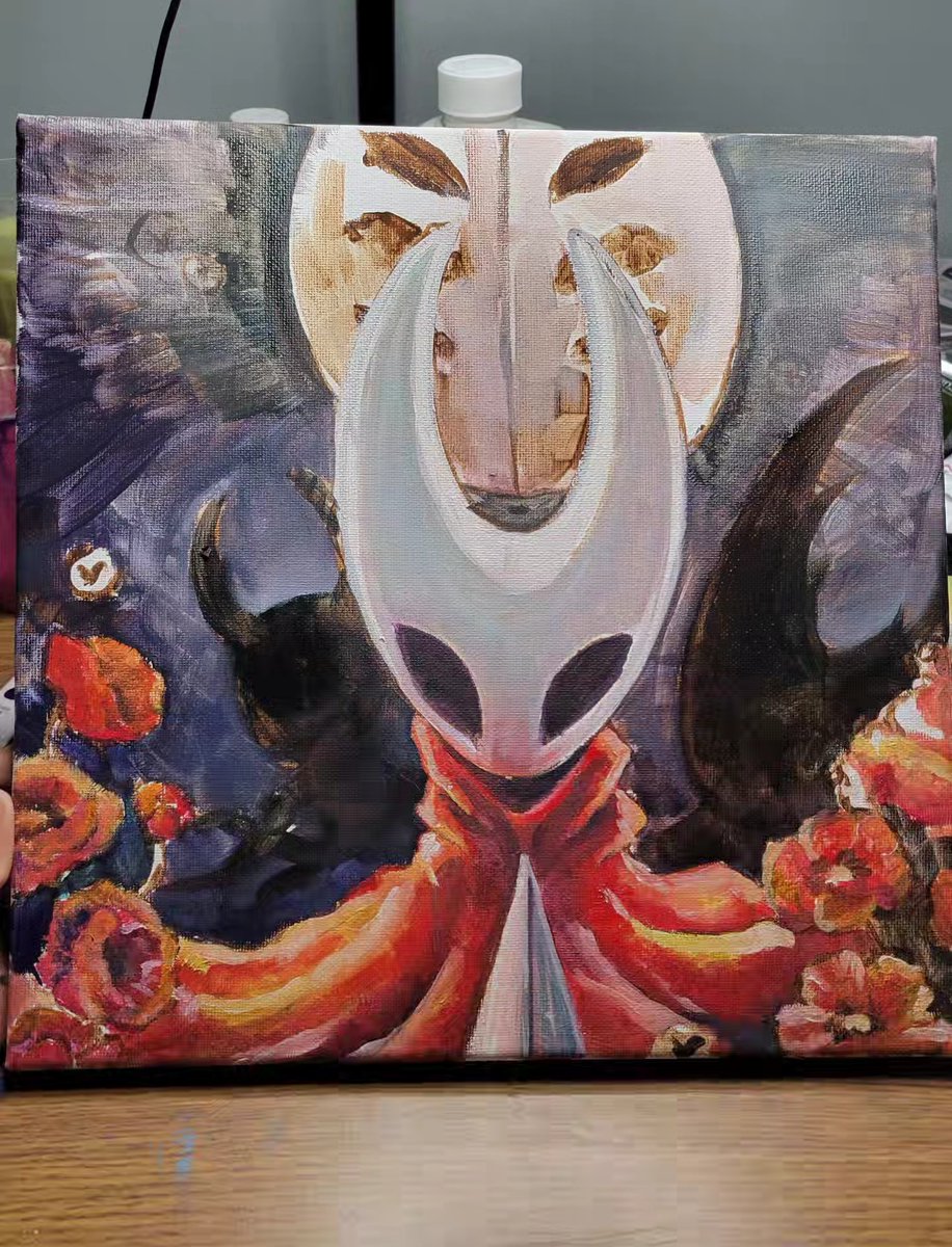 My daughter did this in oil (a medium she rarely uses) for a commision. Wow. Her instagram for anyone who loves art or wants to commision something:

instagram.com/greengrubber/?…