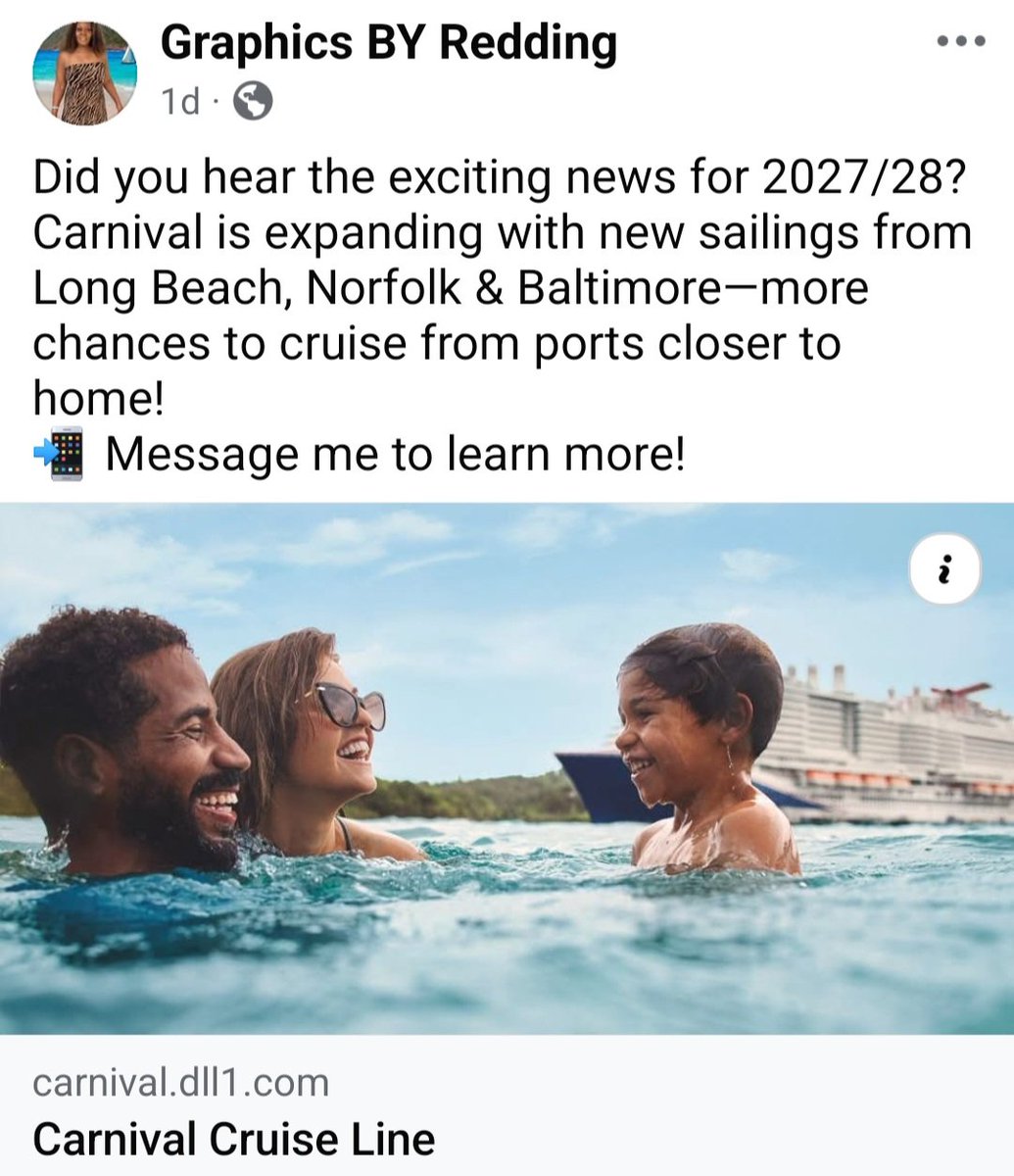 MSVIVACIOUSCOM's tweet image. #ClickLinkInMyBio 
#ReddingGraphicsAndTravel
#Dream #Live #TravelTheWorld

facebook.com/share/p/1SysDk…