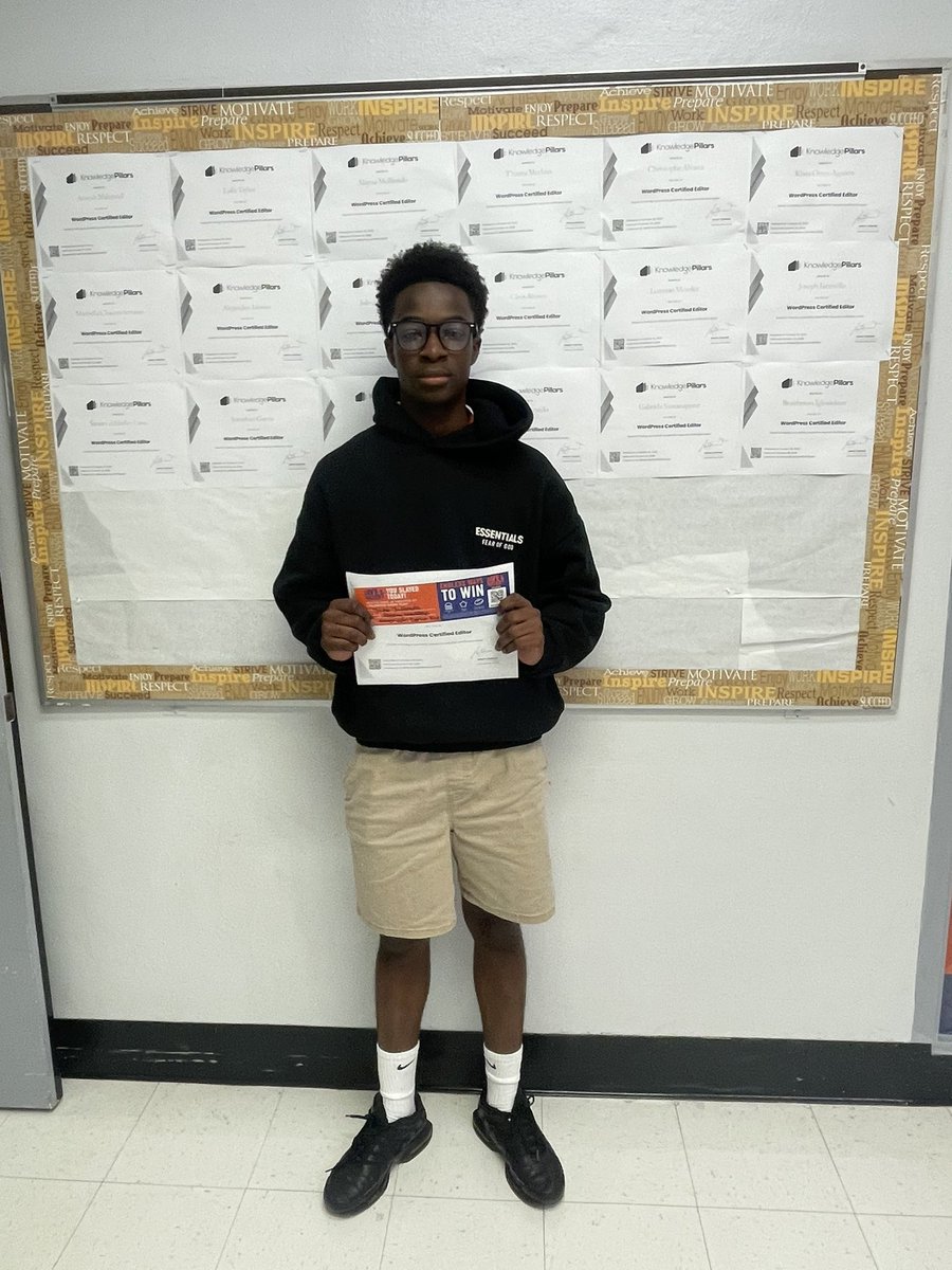 Success is the goal 🥅 but being apart of that journey with them is unmeasurable!

<a href="/CTEMiami/">M-DCPS Career & Technical Education</a> <a href="/drldiaz/">Lupe Diaz</a> <a href="/MDCPSNorth/">M-DCPS North Region</a> <a href="/7011patriots/">American Senior High School</a> <a href="/kp_certs/">Knowledge Pillars</a> <a href="/DaveandBusters/">Dave & Buster's</a>

#BookDGF #GetRightOrGetLeft #Certified