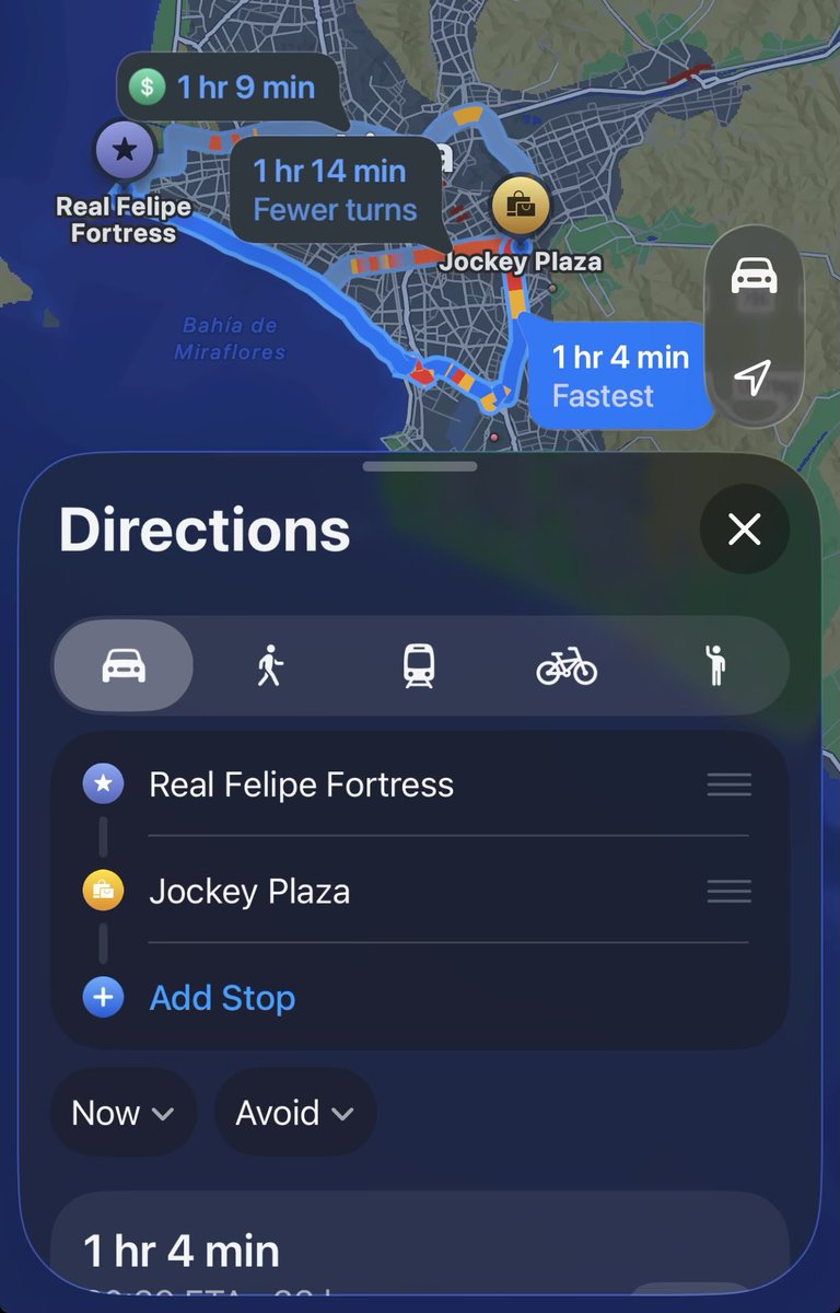 human_oxymoron's tweet photo. Parece que después de muchísimos años finalmente puedes usar Apple Maps para navegación por auto y caminando. https://t.co/e0chksMJKp