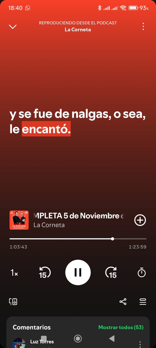 Ah caray ya le ponen subtitulos a  <a href="/lacornetafm/">La Corneta</a> en Spotify <a href="/EVIDEGARAY/">Eduardo Videgaray de Rivera Torres</a> <a href="/jrestaca/">LaCornetaFAN</a>