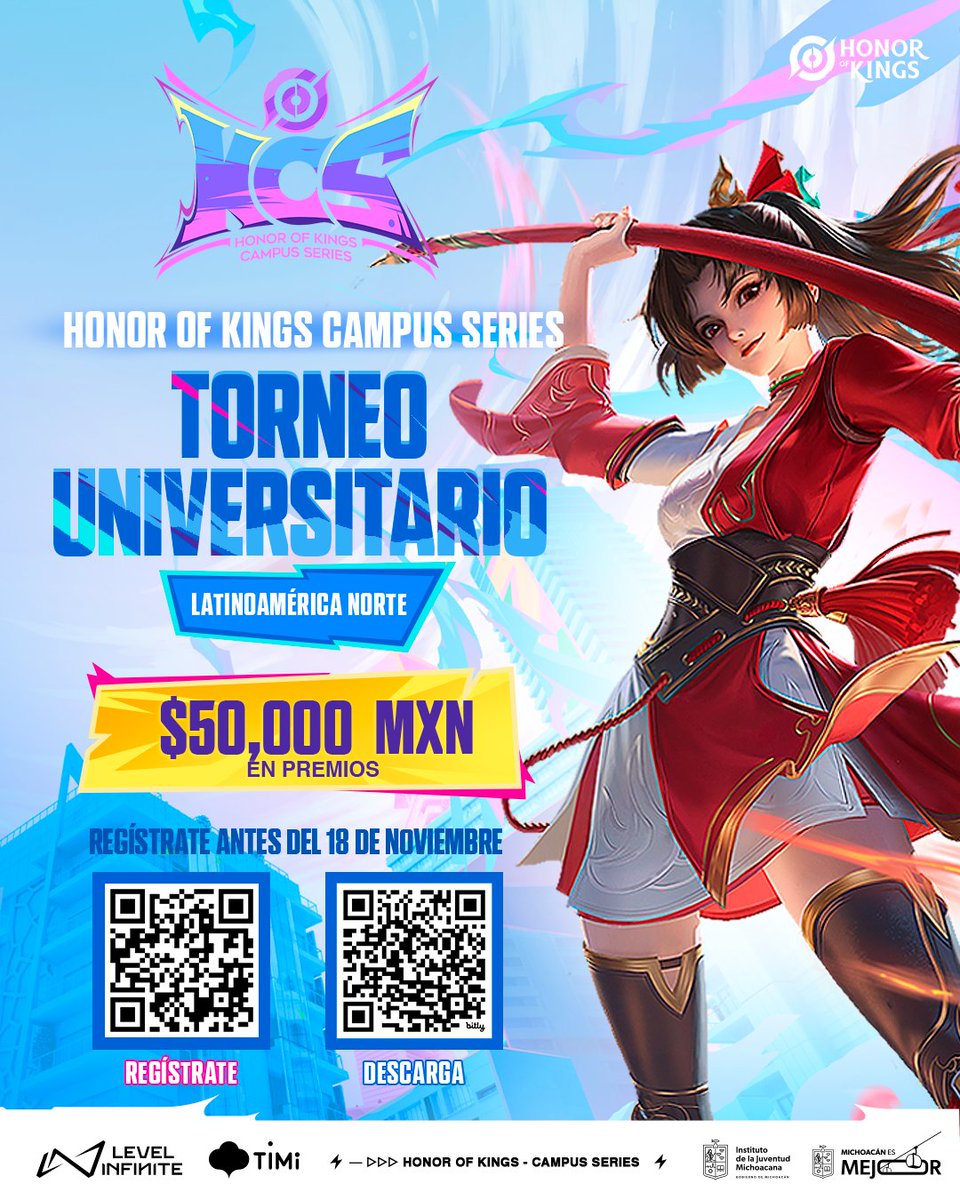 ¡Se acerca el torneo universitario HONOR Of Kings Campus Series Latinoamérica del Norte!
Desde México hasta toda Latinoamérica del Norte, los jugadores se preparan para conquistar el campo de batalla.