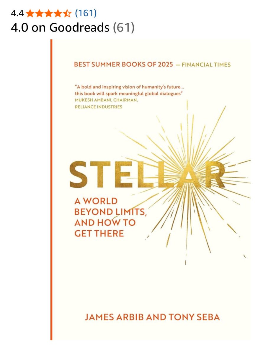 LifeofMikej's tweet photo. Interesting how Tesla’s new mission statement (abundance) goes hand in hand with Tony Seba’s new book Stellar #TonySeba #RethinkX #Stellar https://t.co/oLUln14oNU