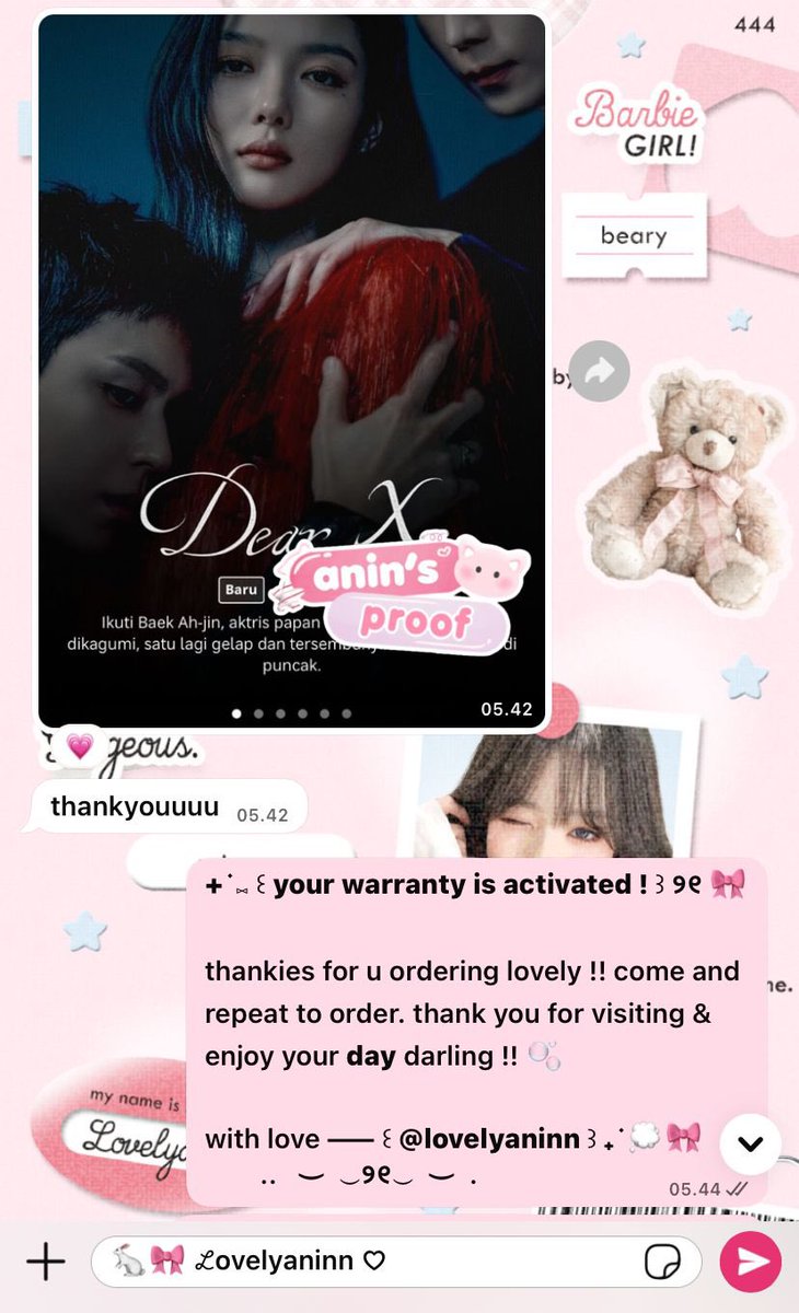 ‹𝟹 ⑅  ꒰ ▷ hbo 7 day! 🎀 ♡

🐇🎀 — ꒰ price :: 15.000 𐙚 ꒱