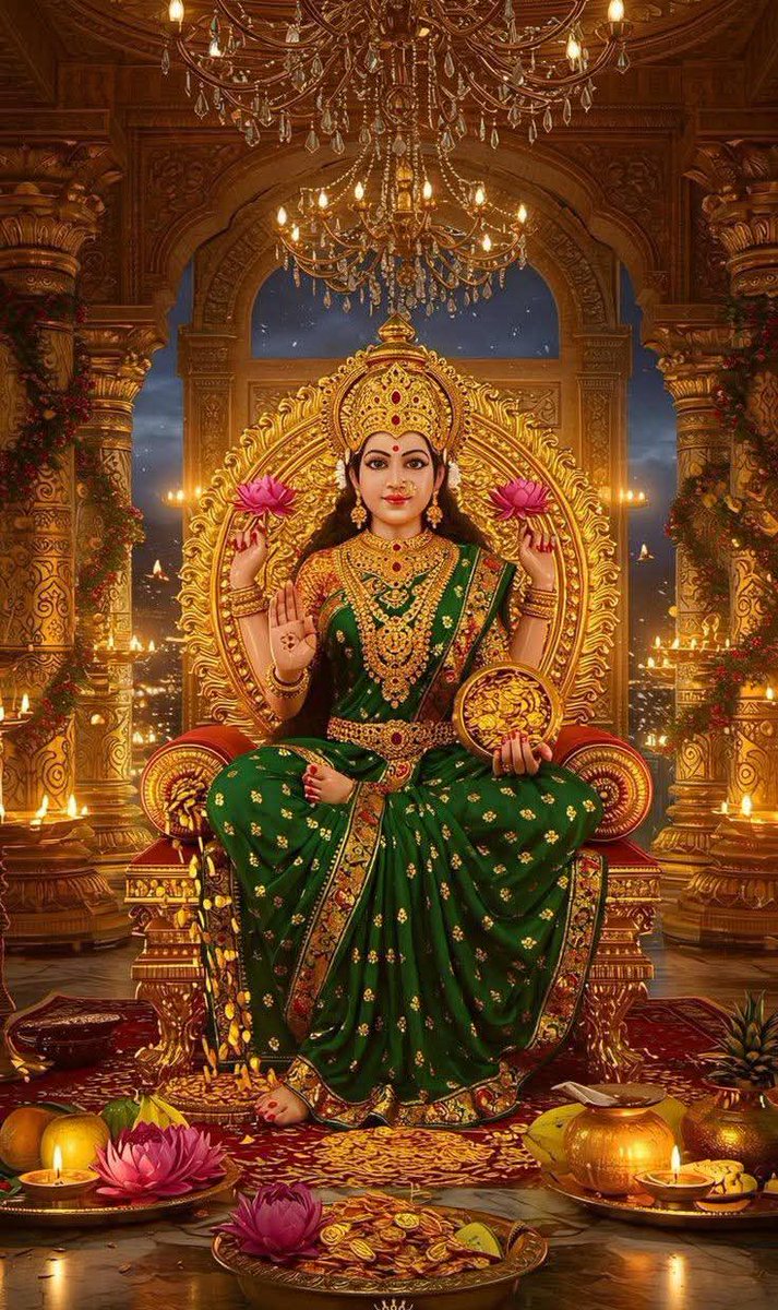 akku_tweets_'s tweet photo. Grace of Maa Laxmi turns every home into heaven.✨ https://t.co/mj6NcgCnvQ