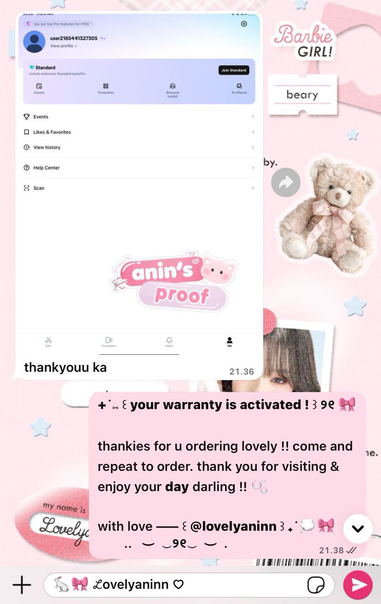 ‹𝟹 ⑅  ꒰ ▷ capcut 1 day! 🎀 ♡

🐇🎀 — ꒰ price :: 6.000 𐙚 ꒱