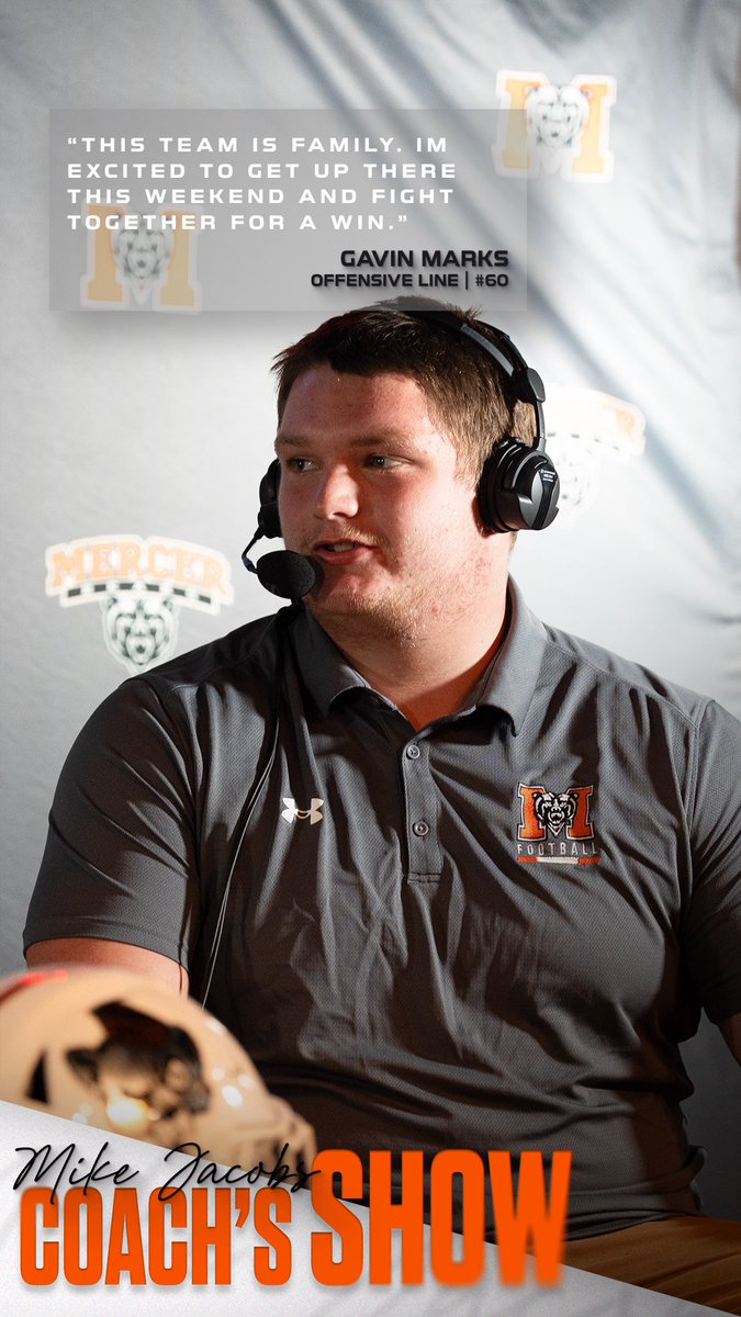 MercerFootball's tweet image. Doing it together. 🤝

@_gavinmarks 

#WeOverMe