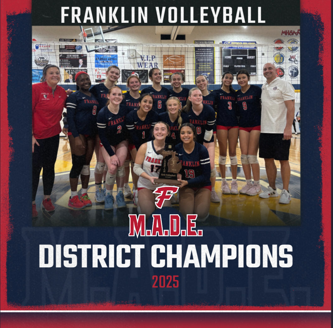 #FranklinMADE <a href="/fhspatriots/">Franklin High School</a> <a href="/TheColonyFHS/">The Colony ™</a> <a href="/LivoniaDistrict/">Livonia Schools</a>