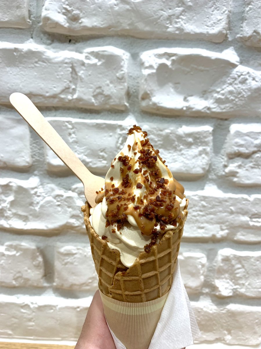 myao_my1's tweet image. #charmyおやつ

生キャラメル専門店ソフトクリーム🍦

☀️今日は最高気温が22度らしい

よい一日を🐈

#消費税廃止