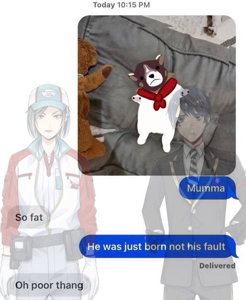 Deuce showing his boyfie to his mama