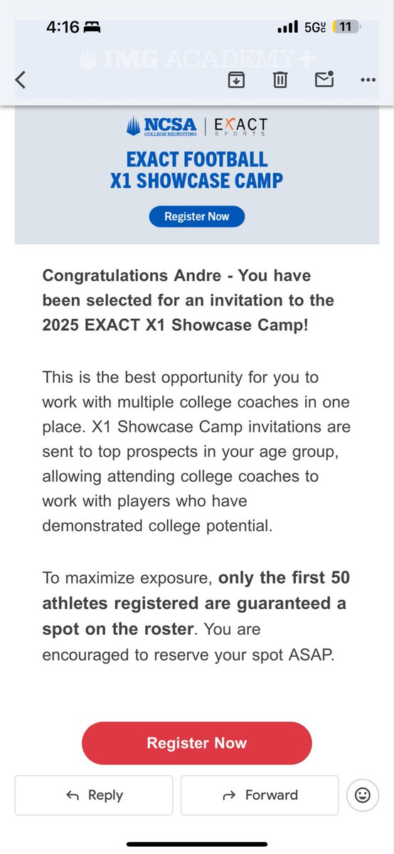 dreweah4's tweet photo. @IMGAcademy Blessed to be invited 
Excited to compete and keep grinding! 💯🏈 #StayWoke https://t.co/cZP0tDeIiJ