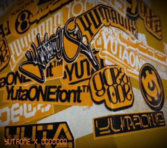 ゆうたONE|ロゴと無料フォント tweet media