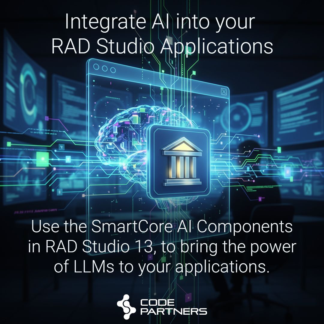 code_partners's tweet image. Integrating AI into your RAD Studio Applications

Join this free webinar to learn how to integrate the power of LLMs into your RAD Studio apps using the new SmartCore AI Components.

code-partners.com/resources/webi…

#delphi #ollama #llm #ai