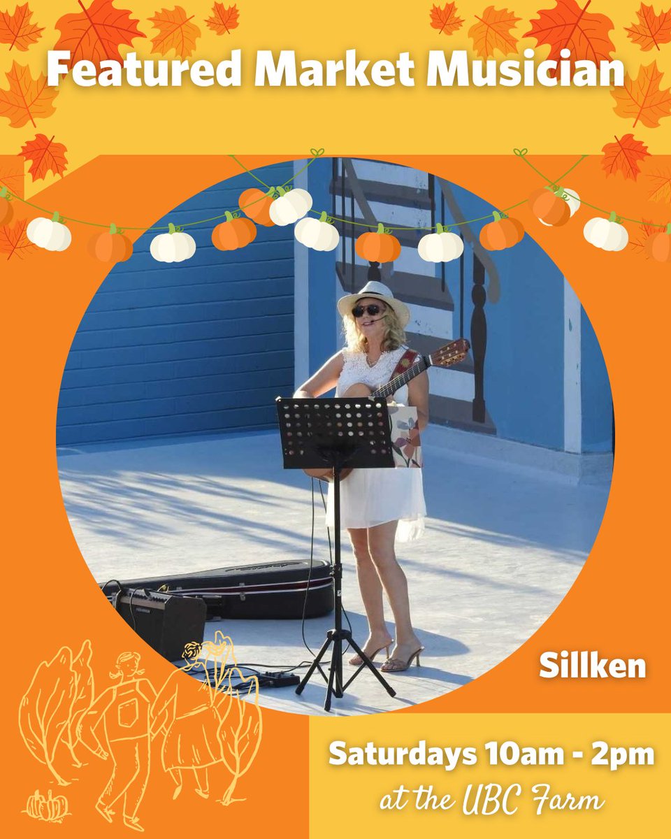 The UBC Farm Farmers’ Market returns this Saturday, Nov 8, 10 am to 2 pm! 🍂
Live music from Sillken 🎶

Featured vendors:

🎨 The Maker Club 🎨 
🐚 Mrs. Pink Pig Creation 🐚