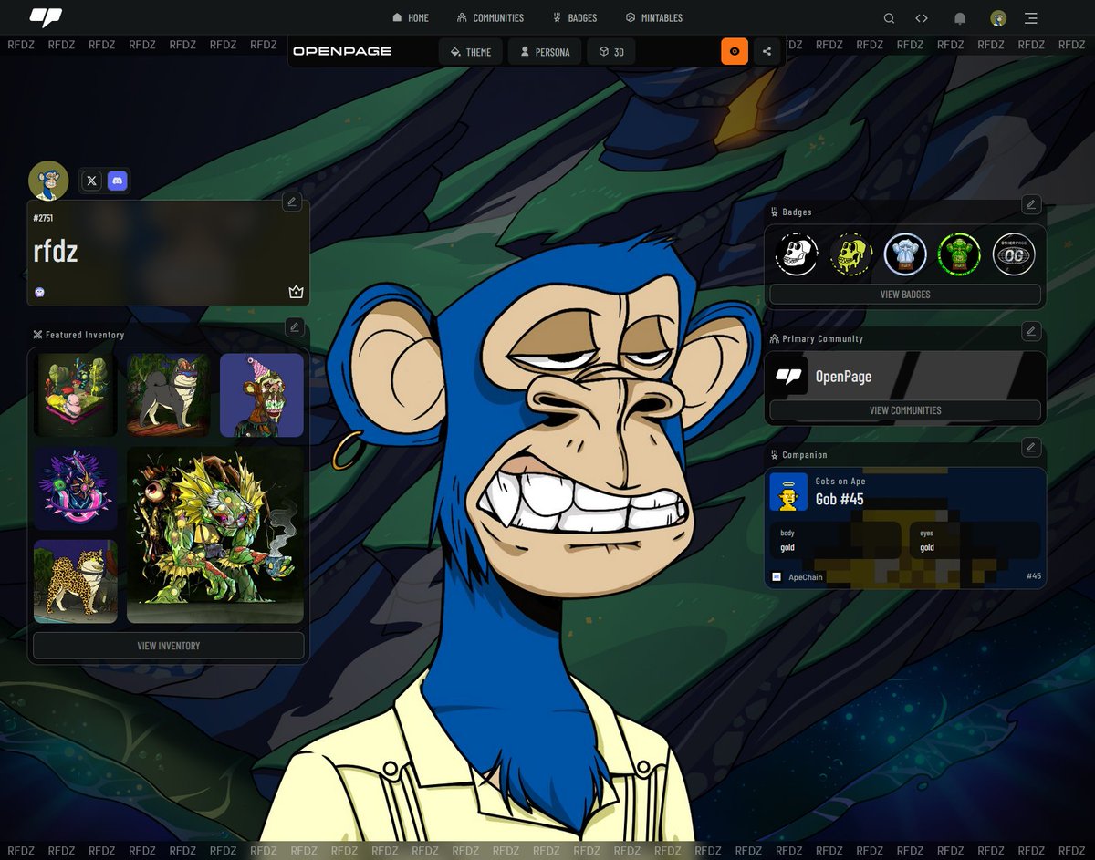 Check out my OpenPage
 op.xyz/ape/2751 via <a href="/opdotxyz/">OpenPage</a>