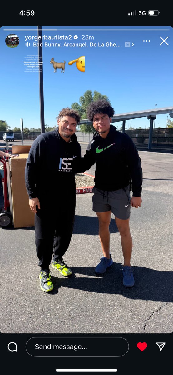 Josh and Yorger in what looks like AZ