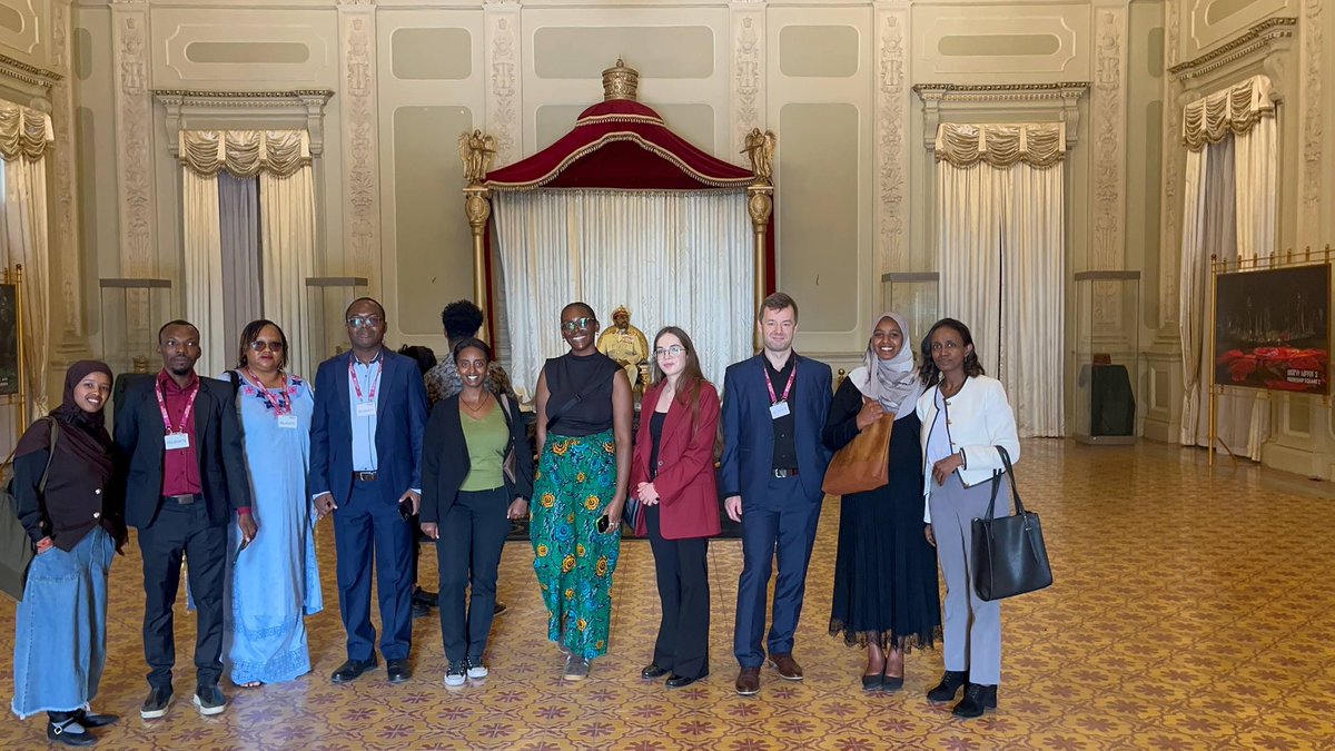 AmbNebiyuTedla's tweet photo. As part of Ethiopia’s hosting of the @ChathamHouse & @africa_amani Conference on “Africa’s Rising Influence,” @MFAEthiopia hosted a special visit for delegates to #Adwa Victory Memorial & #UnityPark inspiring reflection on Ethiopia’s legacy of unity, resilience & independence. https://t.co/PV7f83qHdQ