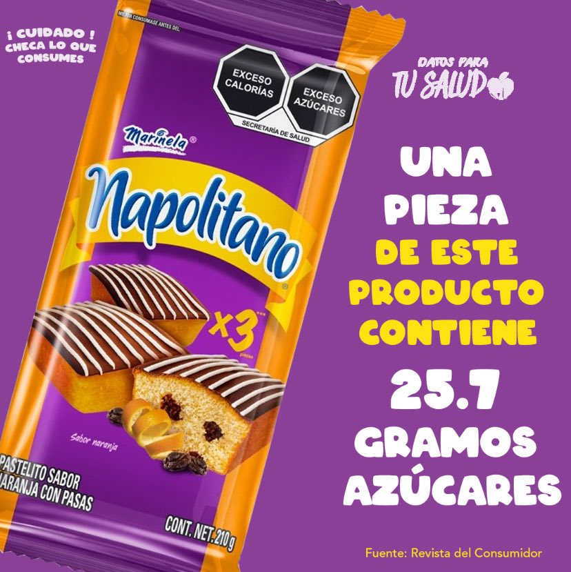LabDO_Tw's tweet image. ¿Sabías que el máximo de azúcar que puede consumir una persona sana es de 25 gramos al día?
Más información en: 
labdo.org
