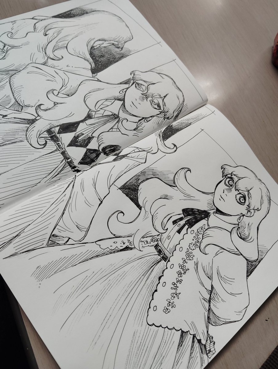 Sketchbook pen drawings 