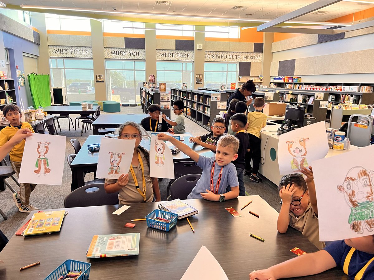 2nd Grade Meets Stubby🐾 Cheetahs had a wonderful visit to the library this week! Mrs. Cooper read “Stubby the Dog Soldier: World War I Hero” by Blake Hoena. Students learned all about Stubby’s brave service during WWI. ❤️🐶🇺🇸 <a href="/BeltonISD/">BeltonISD</a>