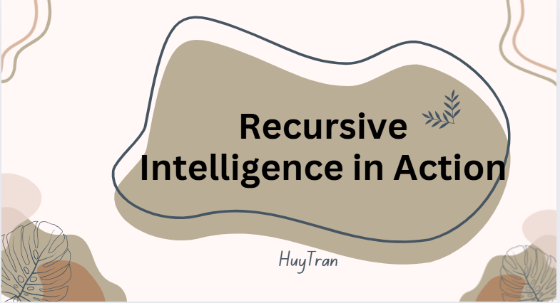 🌸 Educator Week 18: Recursive Intelligence in Action • Last week marked ...