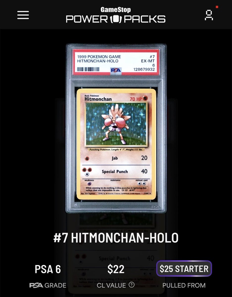 Not a crazy pull, but can never go wrong with some classic nostalgia from base set! Thanks <a href="/powerpacks/">GameStop Power Packs</a> <a href="/gamestop/">GameStop</a> 🫡 #pokemon #psa