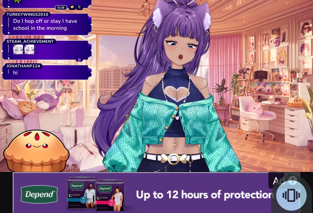 Interesting ad to see pop up during a stream 🫢