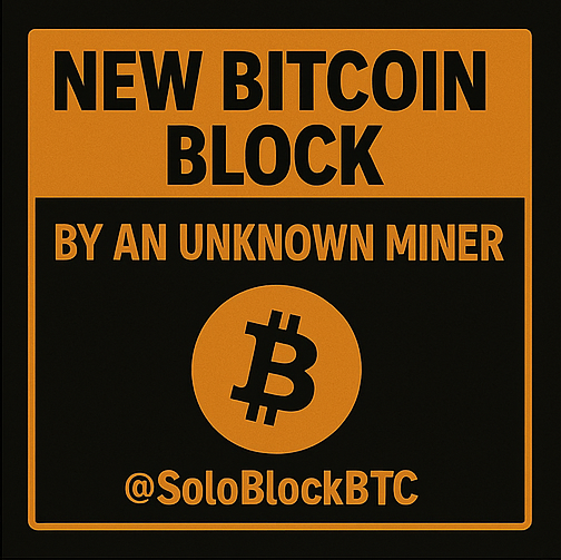 🚨 New Bitcoin block mined by Unknown!

📦 Height: 922532 | 💰 Reward: 3.14 BTC
⏱️ Time: 2025-11-07 01:10:20 UTC
🔎 Block: mempool.space/block/922532
🔢 Blocks this week: 4
🔎 Address: mempool.space/address/bc1q4k…

#Bitcoin #SoloMining #Bitaxe
⚡ Powered by whale-alerts.net