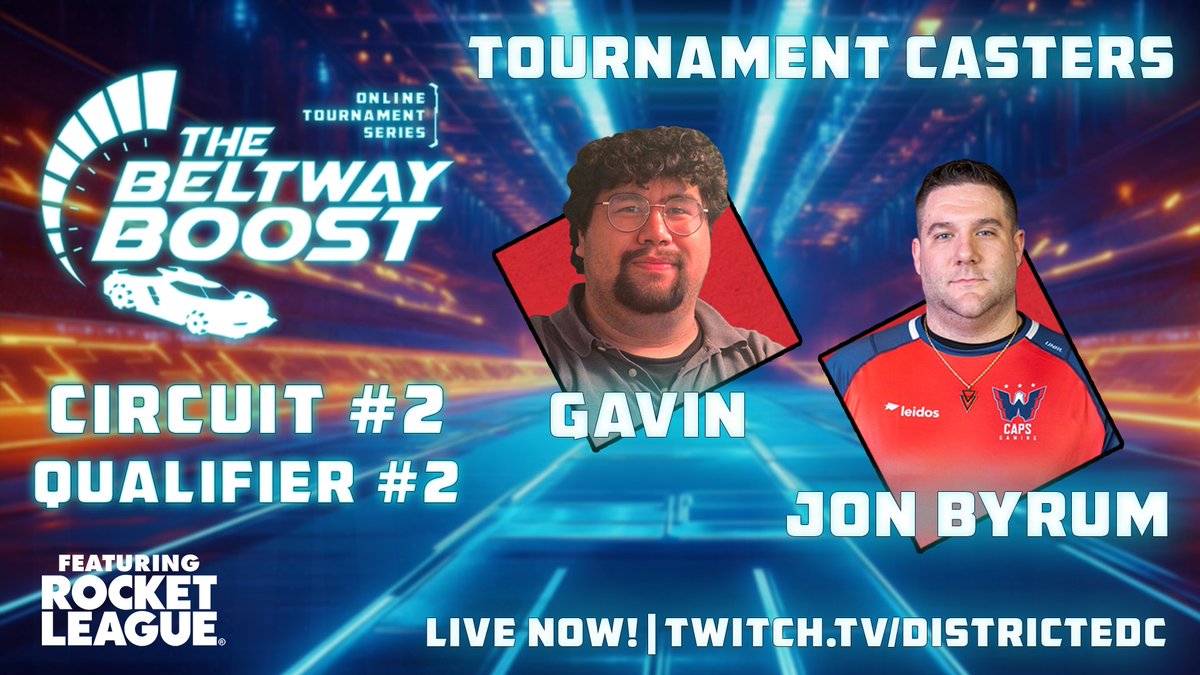 DistrictEDC's tweet image. The Beltway Boost Online Circuit #2 continues tonight with Qualifier #2!

Can&apos;t wait to see what 2 teams will move on to the Circuit Breaker Finals later this year 👀

Join @Gavin_XI &amp;amp; @IsThisThingJon on twitch.tv/districtedc to catch all the action right now!