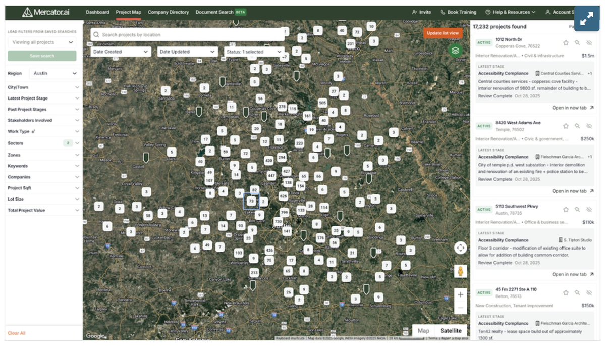 Texas Contractors: Stop waiting for public bids. 🚧 Our AI platform is transforming project sourcing, finding lucrative leads months early. Get the competitive edge and win more work. 🚀

Read the full story here: bizjournals.com/houston/news/2…