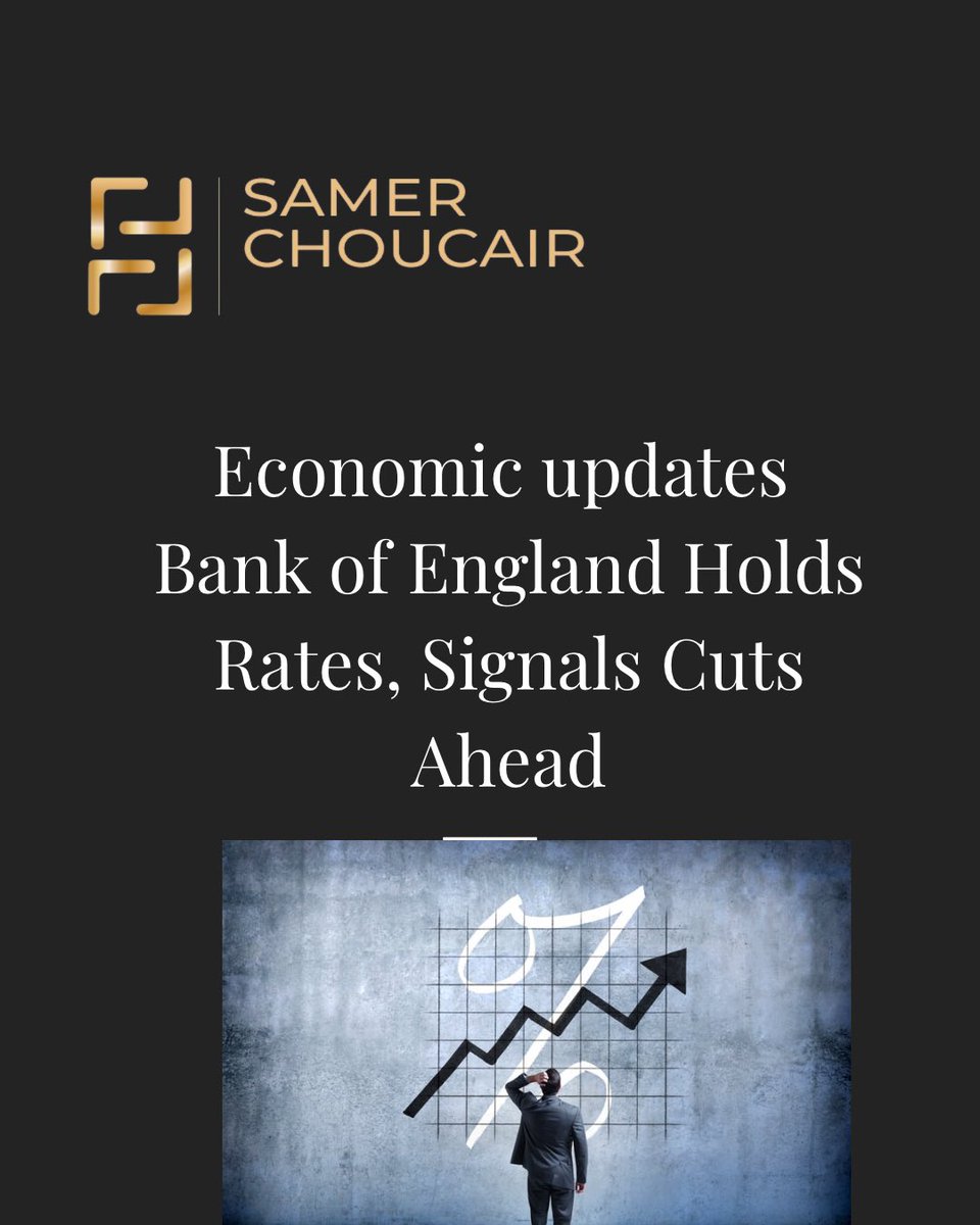 Bank of England Holds Rates, Signals Cuts Ahead
In a close 5–4 vote, the Bank of England kept rates unchanged, saying inflation has “peaked.” The dovish tone hints that global rate cuts are near.

For KSA: A global easing cycle means more liquidity, stronger capital inflows, and