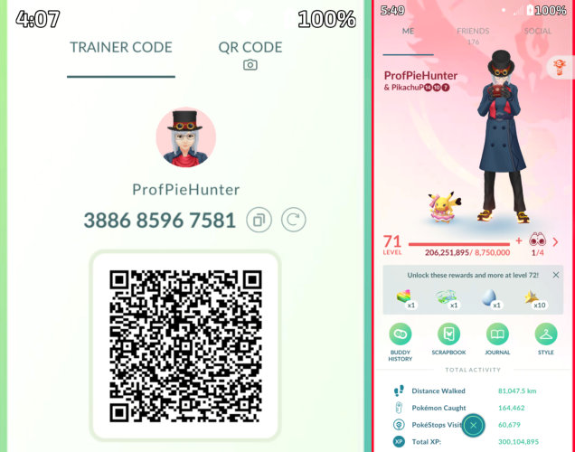 ProfPieHunter | Pokemon Go | Valor Level 7️⃣1️⃣ tweet media