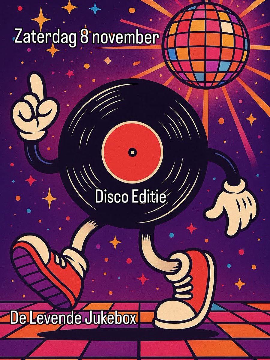 📅 Zaterdag 8 november onze 1e editie van De levende Jukebox Disco Editie 🗃️
Kies zelf je favoriete plaatje uit, in de bakken met disco singles uit de jaren 70 t/m 90 🕺💃
 🕘 Van 21.00 uur tot 01.00 uur ✨🪩
Gratis entree
#disco #levendejukebox  #vinyl #jukebox #hartjezevenaar