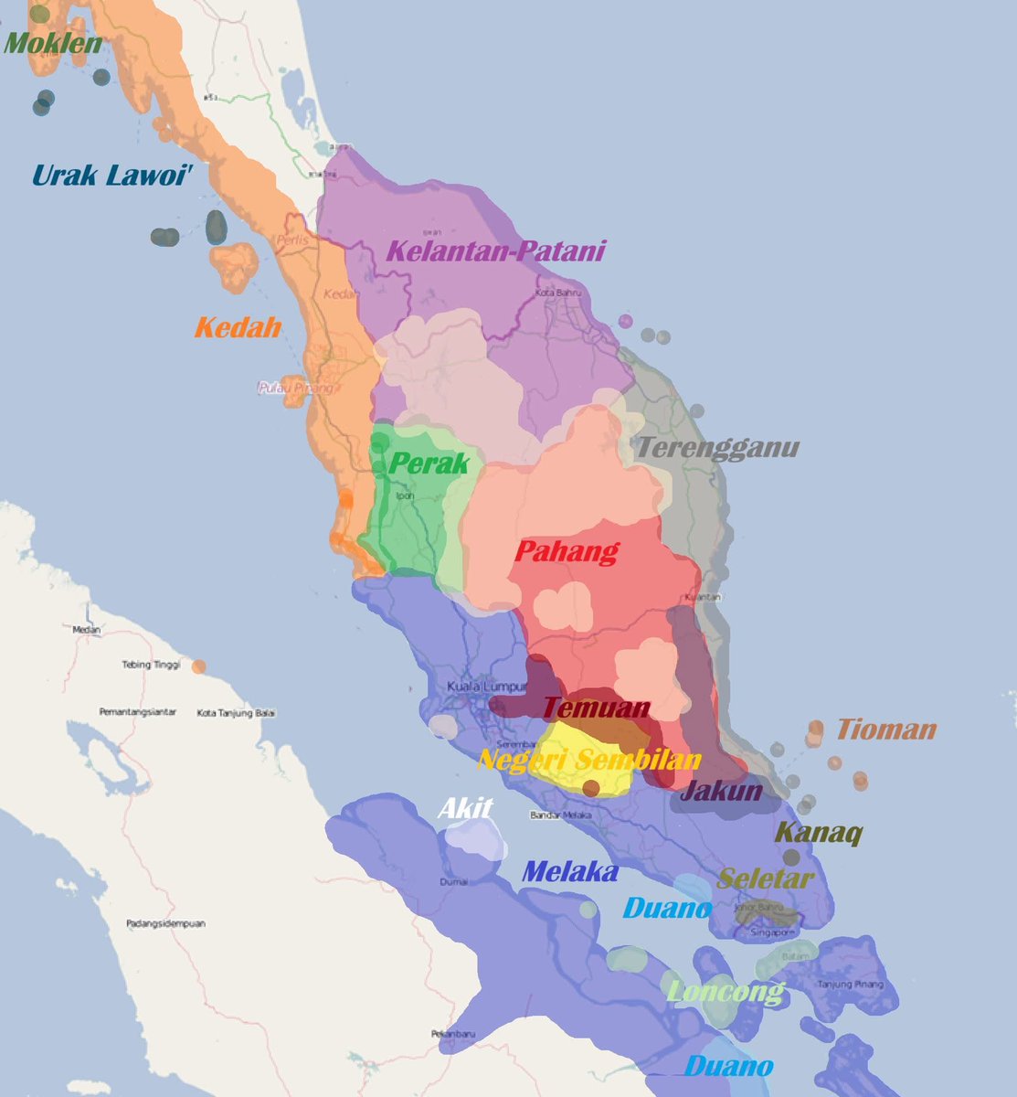 MeeRebus11's tweet image. Greater Peninsular Malayic languages (excluding Moklen, Duano&apos; and possibly Negeri Sembilanese).
#melayu #malay #austronesian #linguistics #malaysia #jakun #temuan #oranglaut #uraklawoi