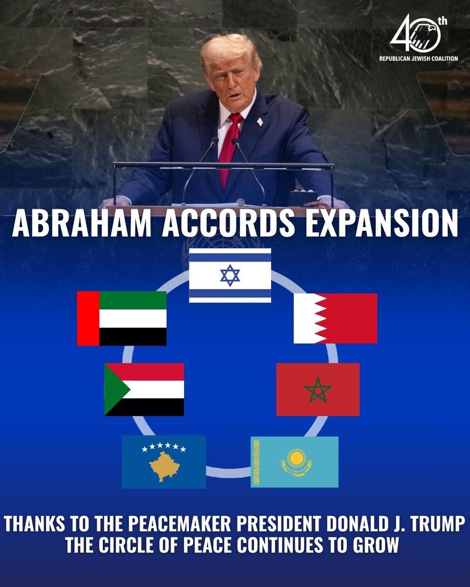 We welcome the Abraham Accords in NYC. While President Trump is building important relationships and normalization in our world another person is causing vile hatred in NYC.