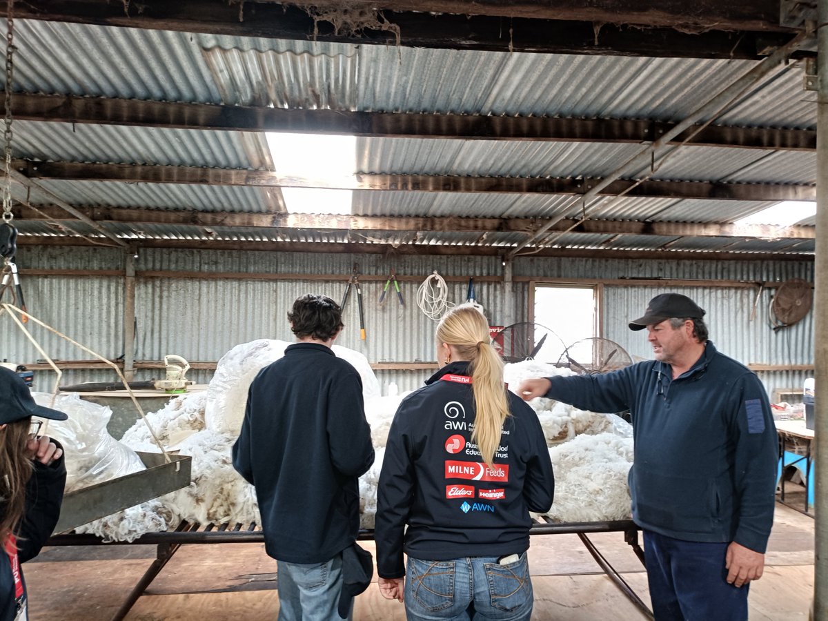 Huge thanks to Australian Wool Education Trust for making our <a href="/MurdochUni/">Murdoch University</a> Livestock Industry Tour possible!
🗣️"I loved the connection with producers and learning the practical side of agriculture."
"The Tour gave me increased confidence towards working in the industry."
