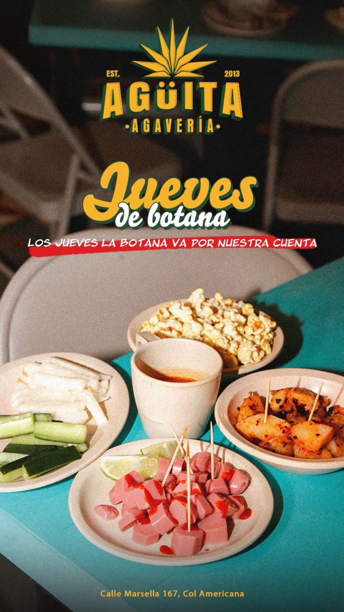 Acuérdense que los jueves: