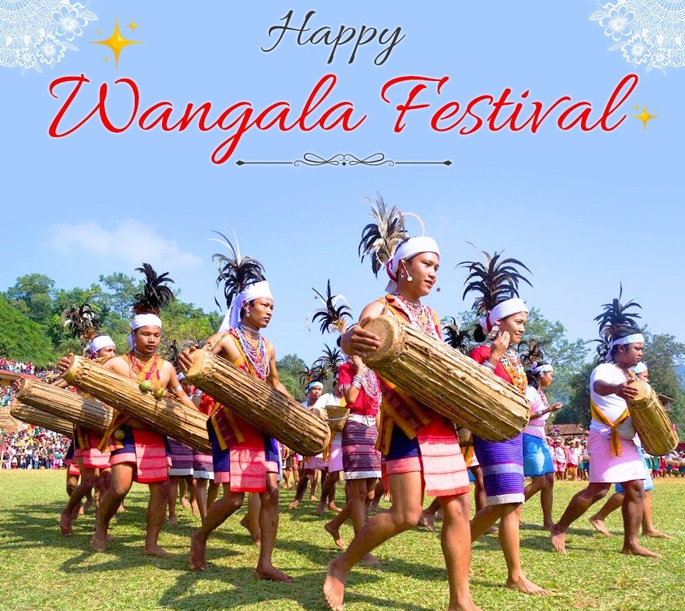 Warm wishes to everyone celebrating the vibrant Wangala Festival! 

May this harvest festival bring joy, prosperity, and unity to all. Let’s celebrate the rich Garo culture and traditions that make our nation so beautifully diverse.
