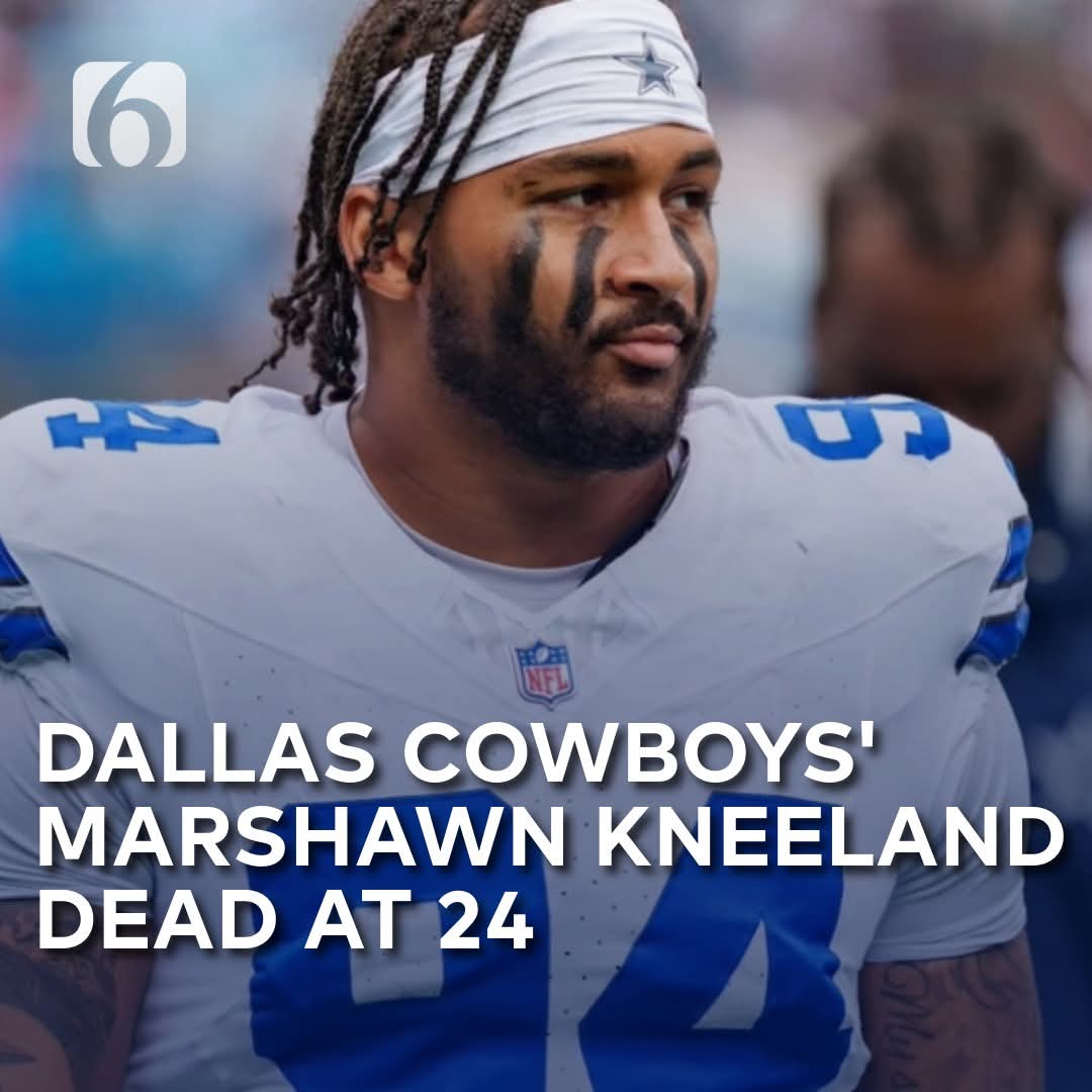 The Dallas Cowboys say defensive end Marshawn Kneeland has died at 24. 

The team called him a "beloved teammate" and sent prayers to his family and girlfriend. Kneeland, a second-round pick from Western Michigan, played in most of this season’s games.

This is a developing