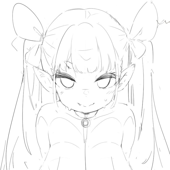 本当に僅かな差なんだけど、顔パーツの縦を少し縮めて横長に調整するだけで、印象が変わる。2枚目のほうがいいよね? 