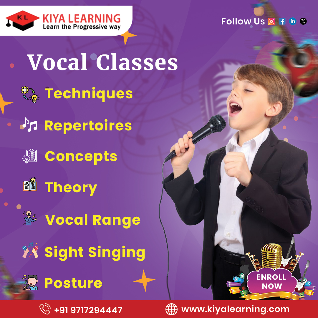 kiya_learning's tweet image. Find your voice and let your talent shine! 🎤 Join our vocal classes to learn breath control, pitch perfection, and stage confidence. 

#VocalClasses #SingingLessons #LearnToSing #MusicTraining #VoiceCoaching #BollywoodSinging #IndianClassicalMusic #WesternMusic #KiyaLearning