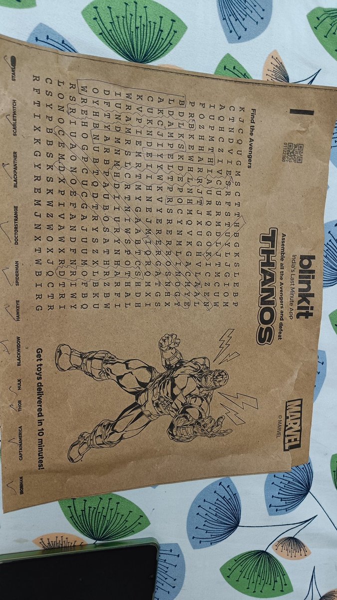 Subha5h's tweet photo. @letsblinkit Really enjoyed this packing where you have to find @Marvel Heroes Good work by your team
#Blinkit #Zomato #Marvel https://t.co/1qM1vIHyAl