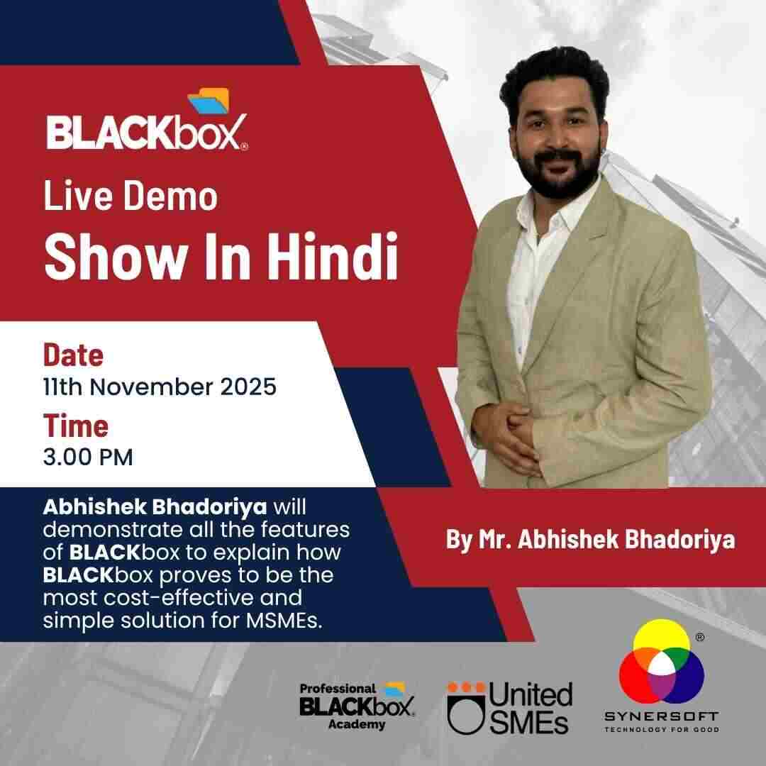 SynersoftTech's tweet image. 🚫 STOP Data Leaks &amp;amp; Ransomware!

MSMEs: Join Abhishek Bhadoriya (Hindi Demo, Nov 11, 3 PM IST) to learn how BLACKbox cuts IT costs (licensing!) &amp;amp; secures WFH.

💰 Save &amp;amp; Secure!🔗 synersoft.in/webinars/11thN…

#DataSecurity #MSME #BLACKbox #WFH #ITSavings #BusinessGrowth