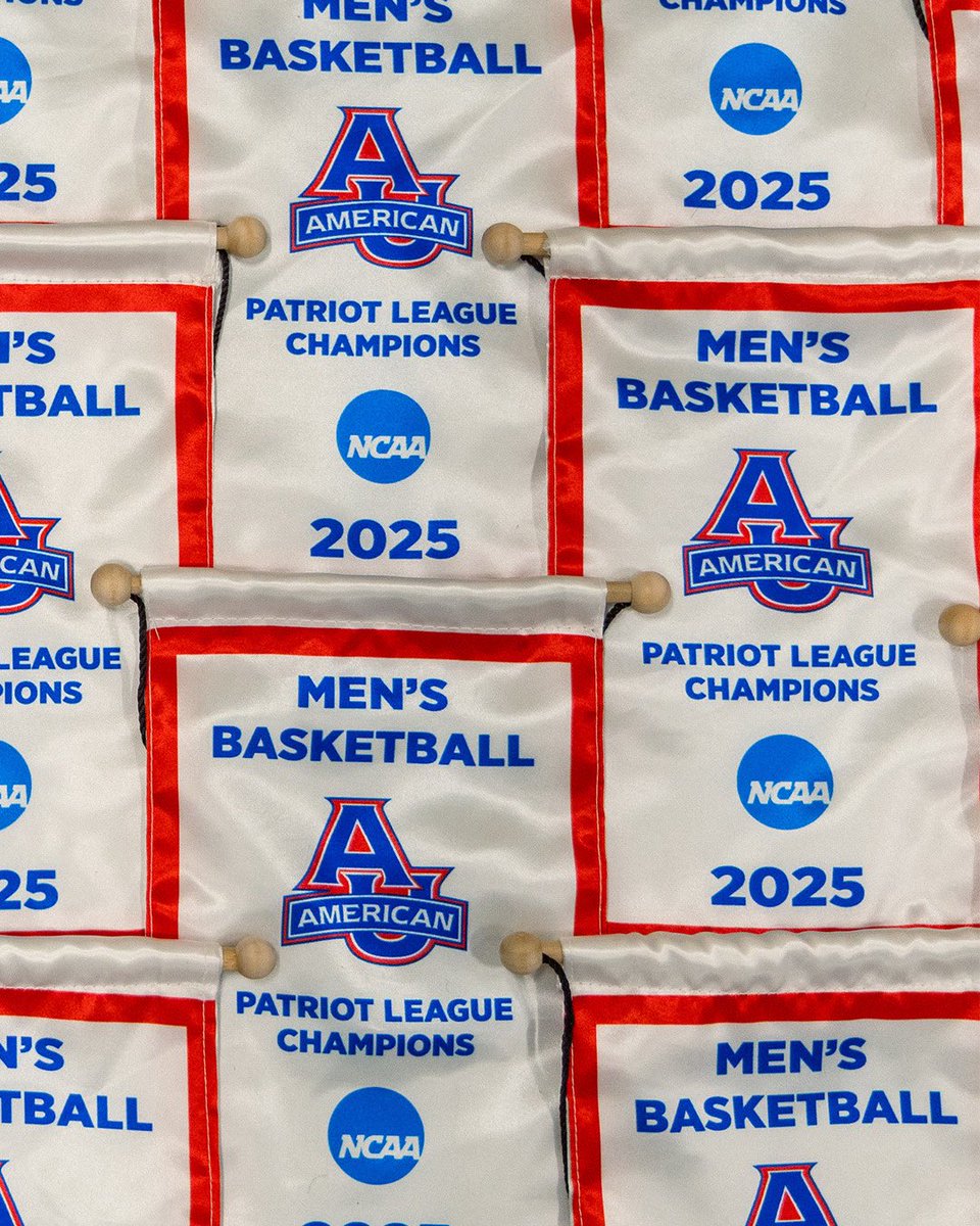 Be one of the first 500 fans at our Sunday home opener 🆚 Penn to get your mini <a href="/PatriotLeague/">Patriot League</a> championship banner!