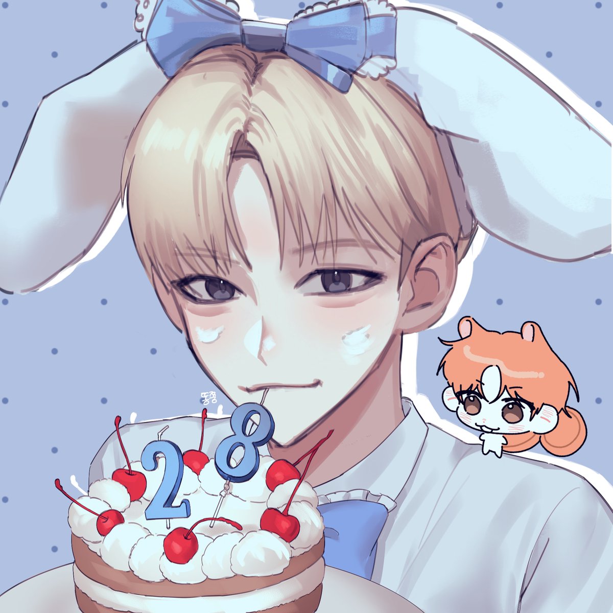 생일축하해🐿️🩵
#NO1ShinesLikeHongjoong
#영원한_넘버원캡틴쭝_생일 #ATEEZfanart
