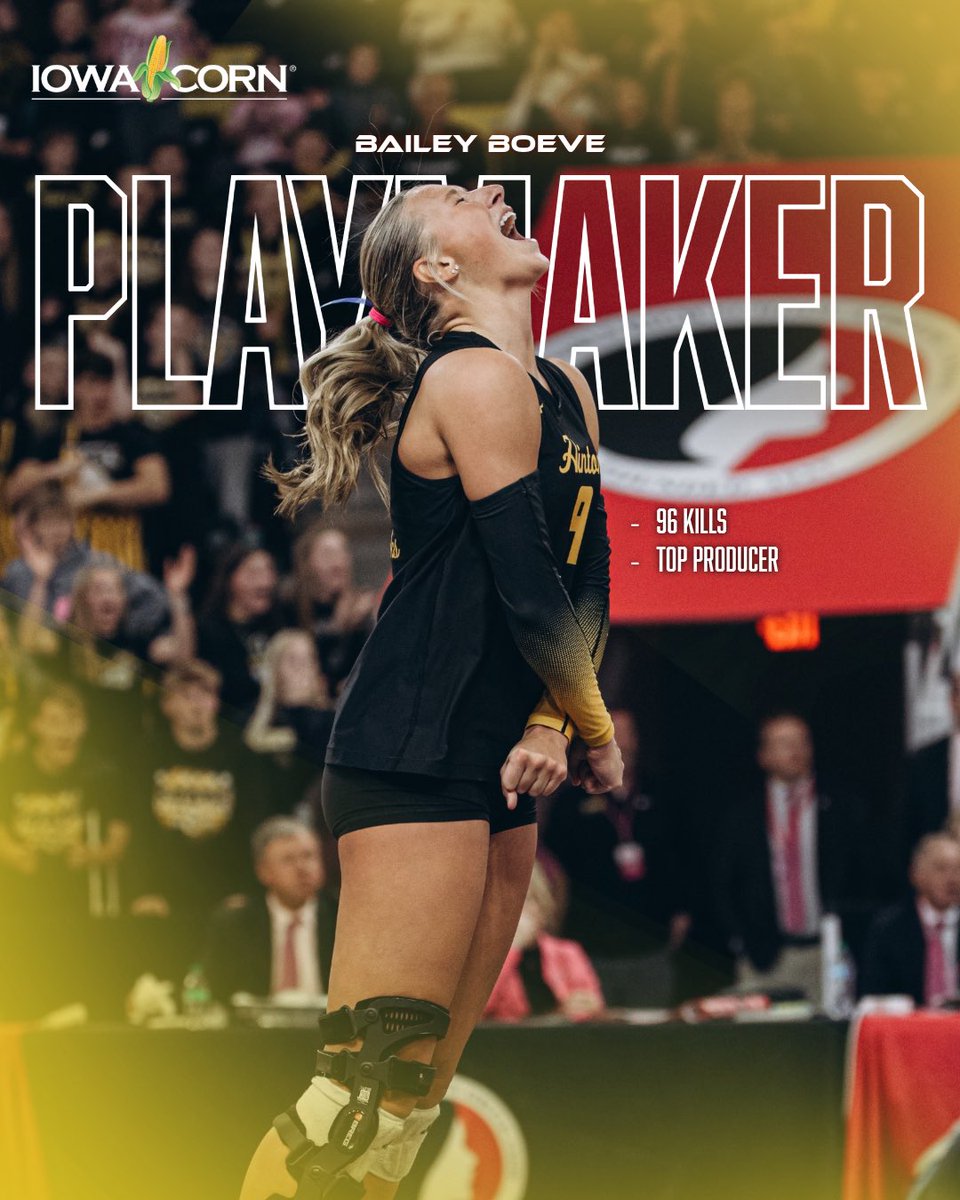 Bailey Boeve left it all on the court 💯

Only three kills away from the all-time single game record in Class 2A in her final game.

#iahsvb Dylan Shoemaker