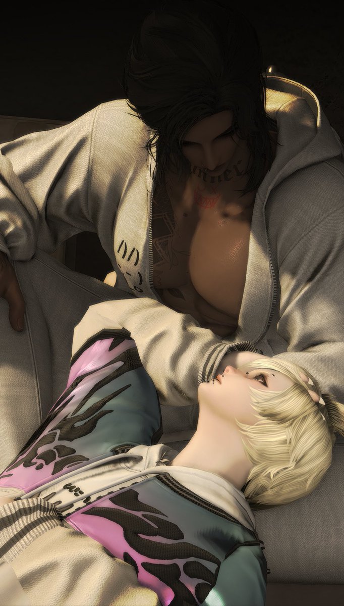 NotLiuKang's tweet photo. It's been a long week. 

@AzrielXIV 

#gpose #ffxivgpose #ffxivss #gposer https://t.co/DXV0TzIJT6