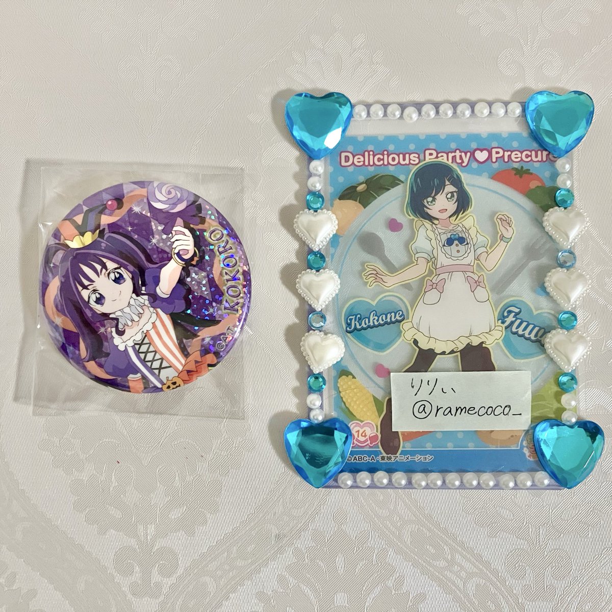 ramecoco_'s tweet image. 【交換】
プリキュア　ハロウィン　缶バッジ
Pretty Halloween Night

初めましての方は画像1必読でお願いいたします

（求）なな

（譲）こころ

郵送交換
一点のみで大変難しいかと思いますが、検索からでもお声掛け宜しくお願いいたします🙇🏻‍♀️