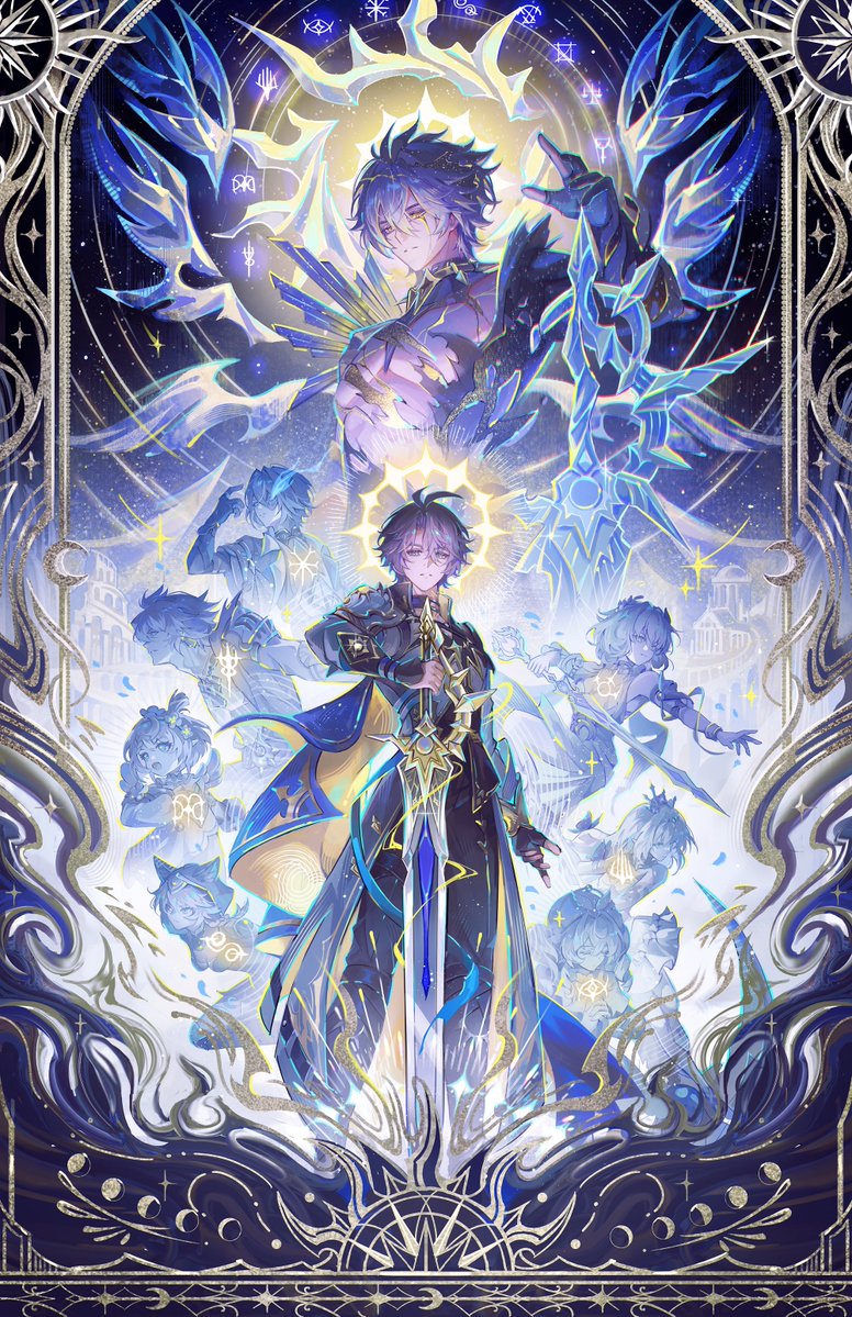 jwijaya_art's tweet image. Amphoreus - A romantic story like no other 🔖✨
#HonkaiStarRail