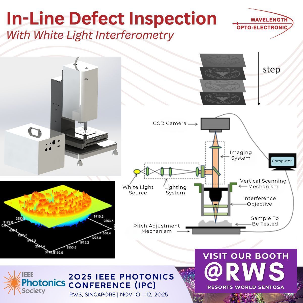 woe_sg's tweet image. For #optics &amp;amp; semicon engineers, microscopic defects mean costly delays. What if you could get sub-nanometer #precision without leaving the line?

Queue the In-Line White Light #Interferometry :
✅ Shape recovery in &amp;lt;10 sec
✅ &amp;lt;1 nm vertical resolution
✅ Non-contact 3D mapping
